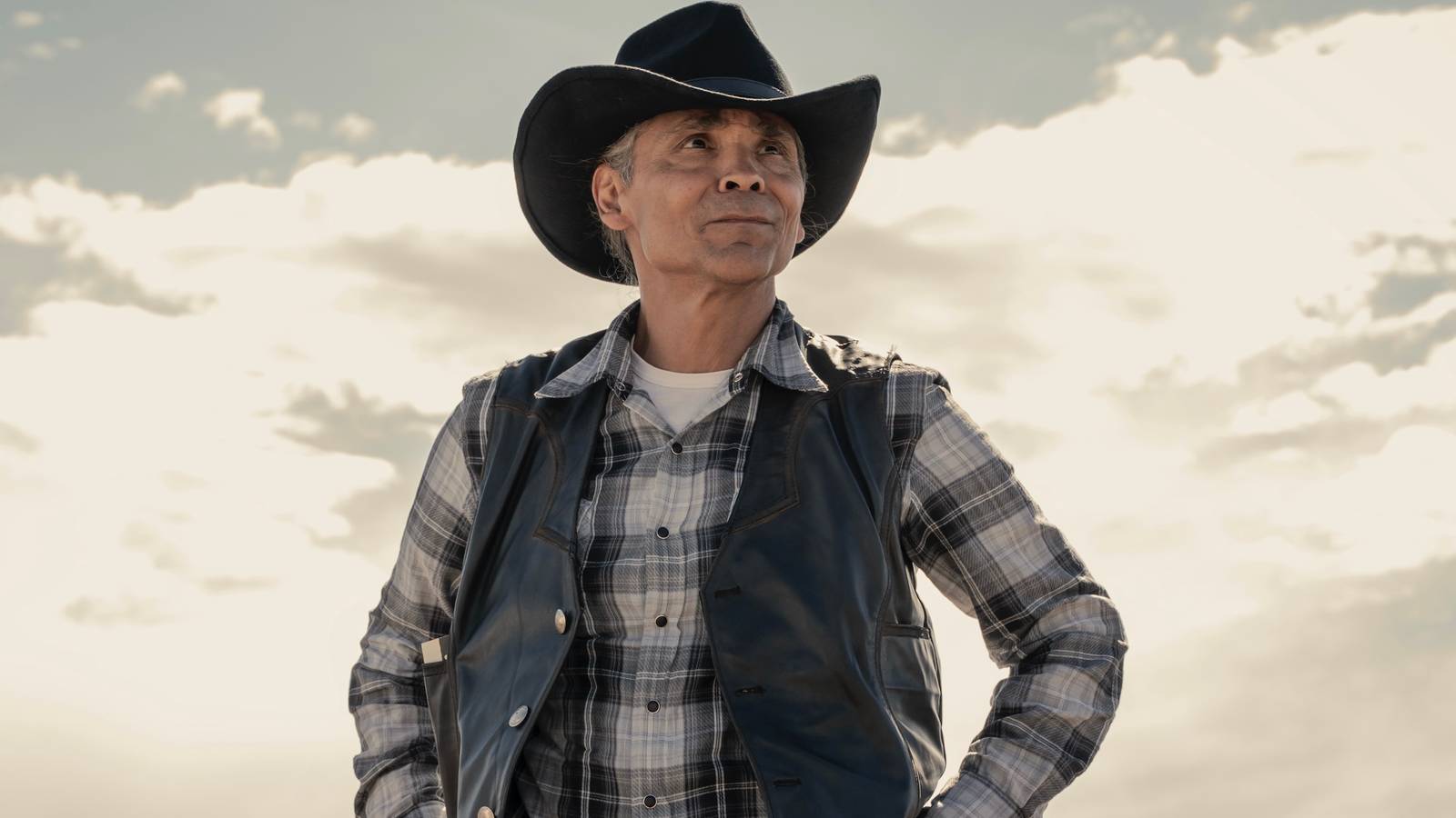 Zahn McClarnon as Joe Leaphorn on Dark Winds