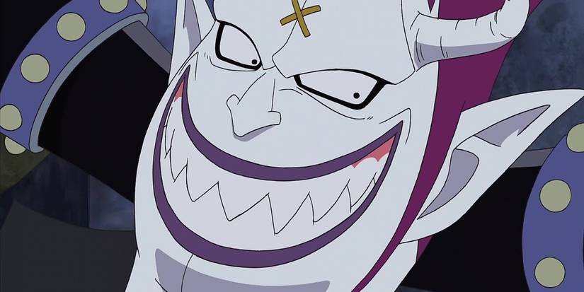 Gecko Moria affiche un sourire carnassier dans One Piece