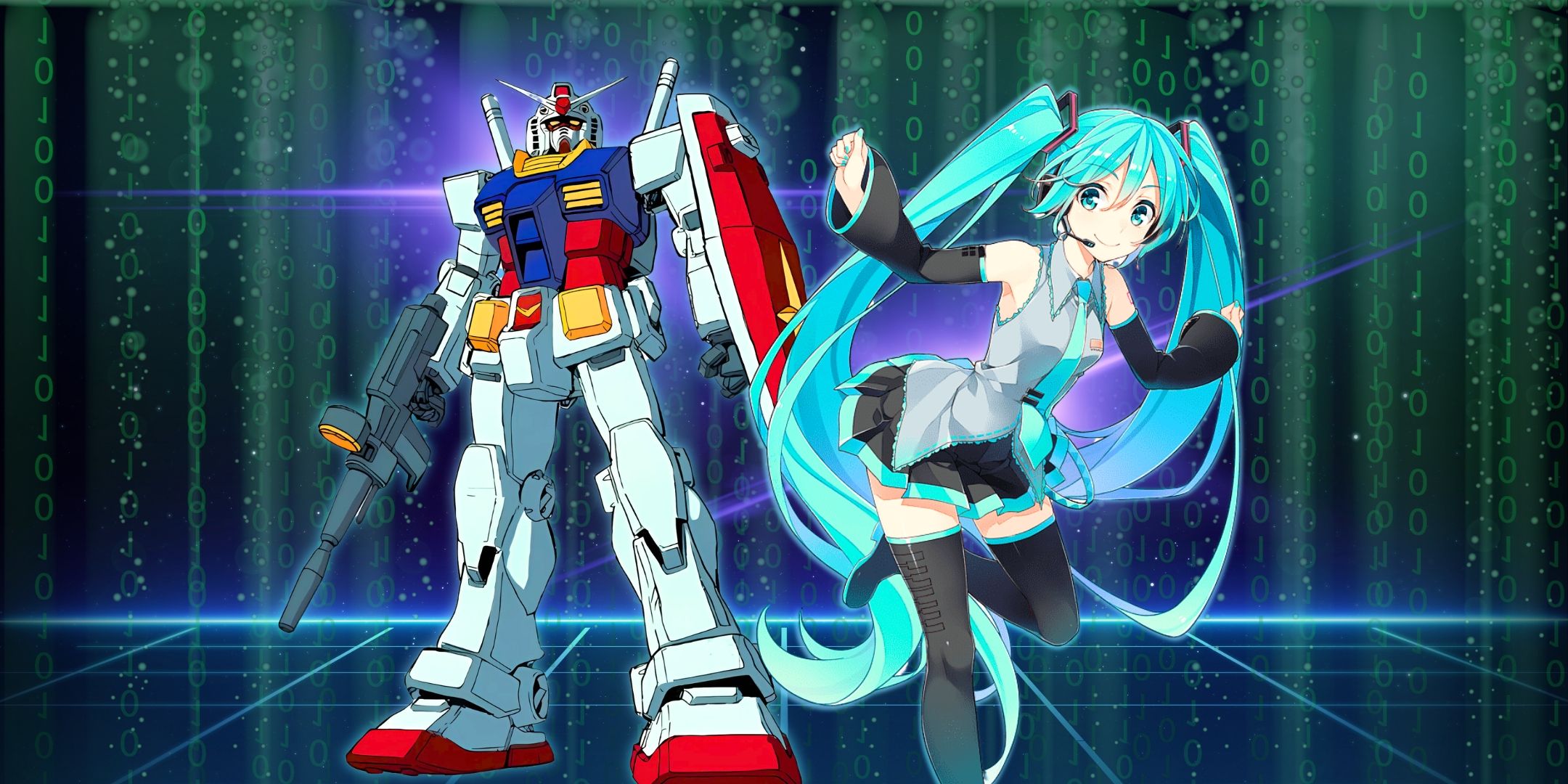 Hatsune Miku Mixes Pink & Mecha in New Reveal by Official Gundam