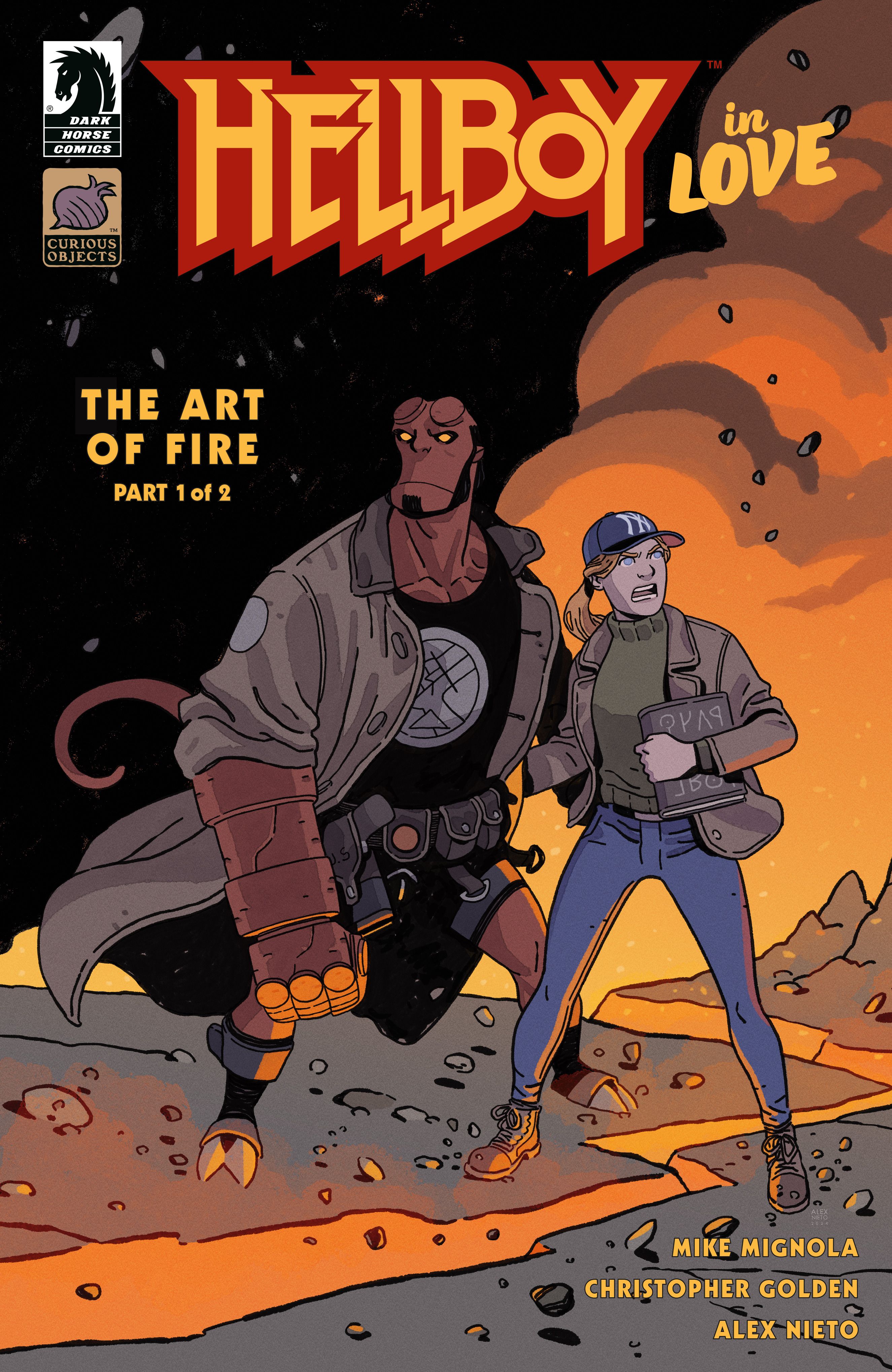 Hellboy in love the art of fire 1 full coverage