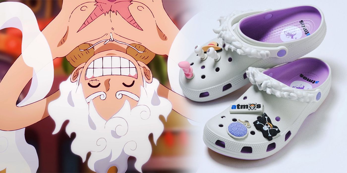 ONE PIECE × atmos × Crocs Luffy Gear5 EXCLUSIVE RELEASE!💜 Atmos x Crocs Classic Clog x ONE PIECE