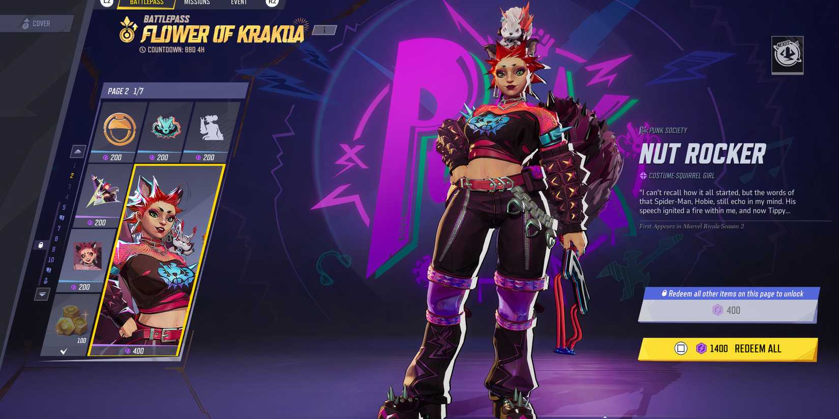 Nut Rocker Marvel Rivals Marvel Rivals: Every Skin in the Season 2 Battle Pass, Ranked