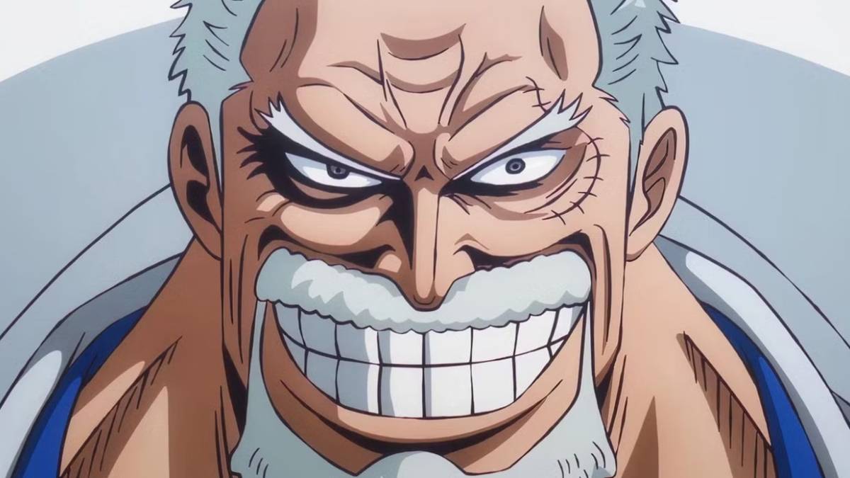 Monkey D. Garp mỉm cười rạng rỡ khi nhìn về phía người xem - One Piece