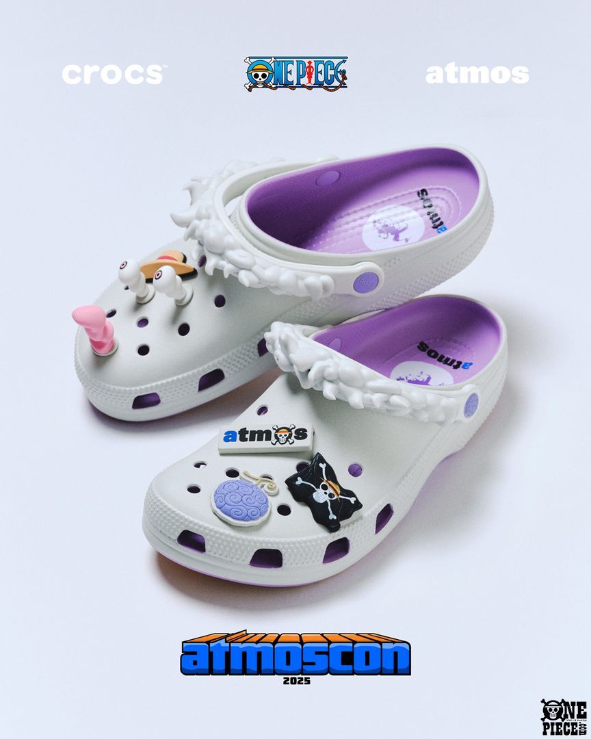 靴 Crocs x ONE PIECE Classic RO Clog Orchid crocs × ONE PIECE × atmos Gear5 Classic RO Clog Orchid