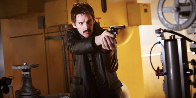 Ethan Hawke as Agent Doe from the movie Predestination (2014)