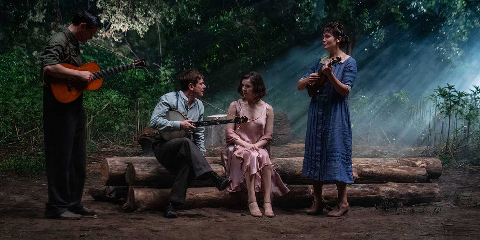 Remmick, Bert and Joan play Irish folk music for Mary in Sinners