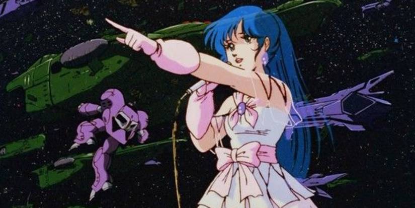 Lin Minmei sings in Super Dimension Fortress Macross.
