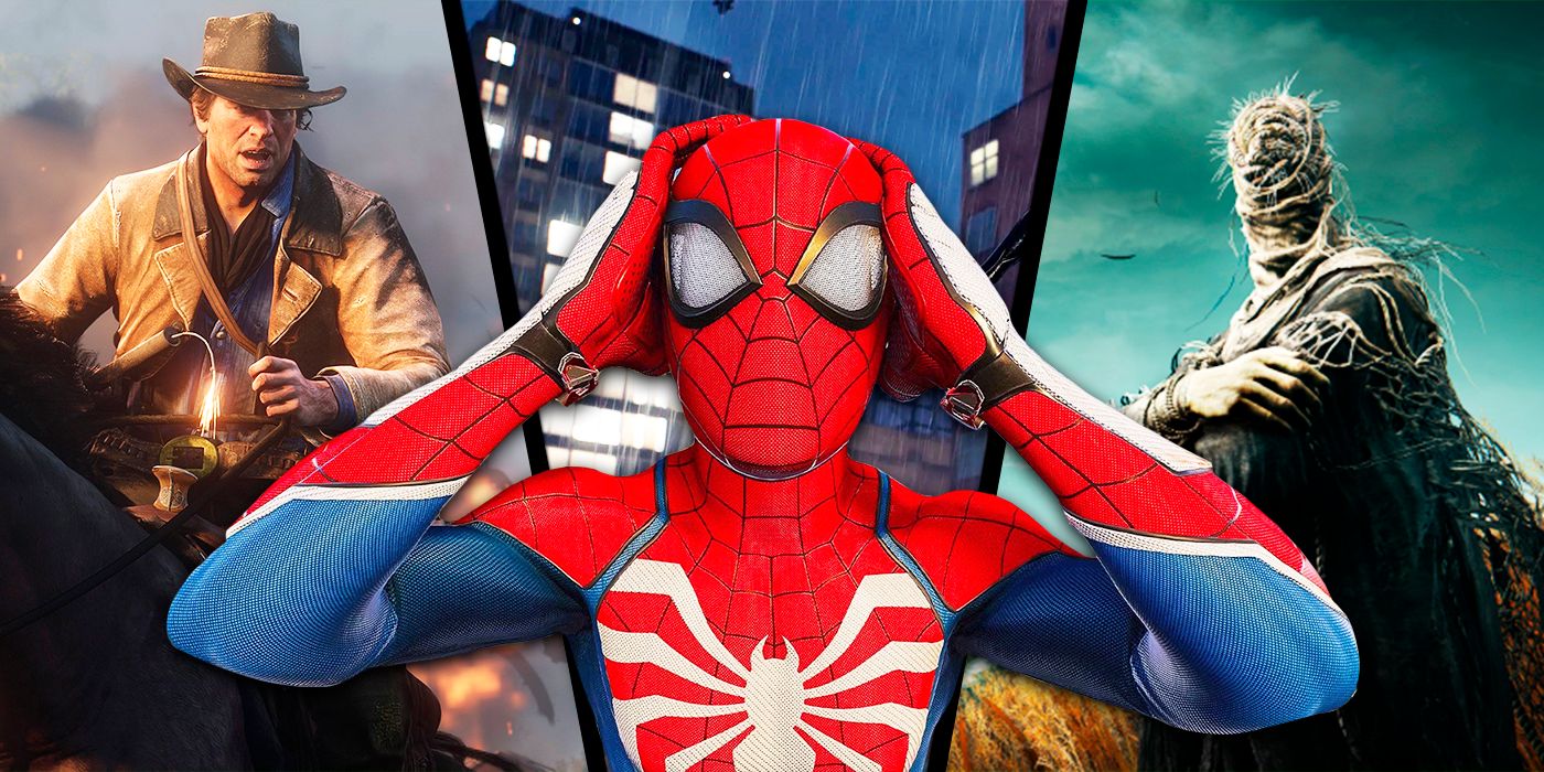 Red Dead Redemption 2, Marvel's Spider-Man 2, and Elden Ring