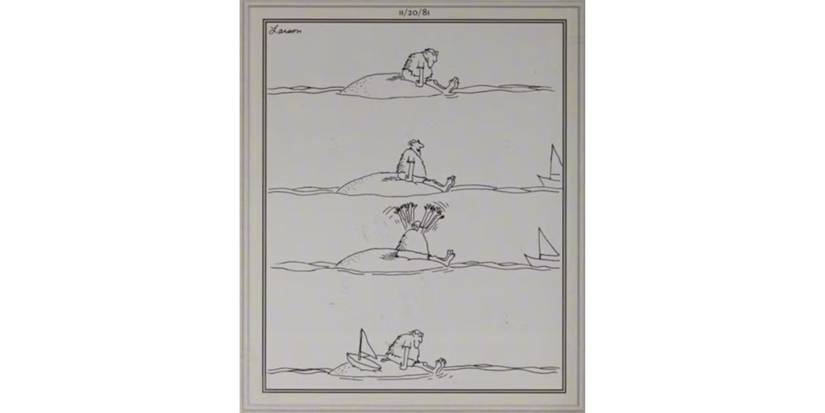 15 Best The Far Side Comics About Stranded People