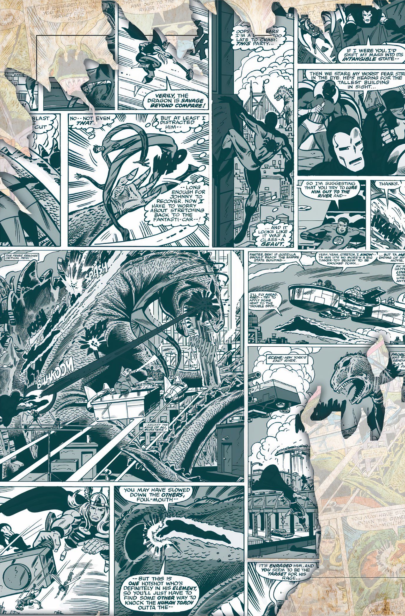 Godzilla Vs. Hulk #1 Review: Clash of the Green, Mean, City-Wrecking Titans