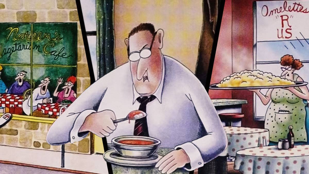 10 Best The Far Side Comics About Dining Out, Ranked