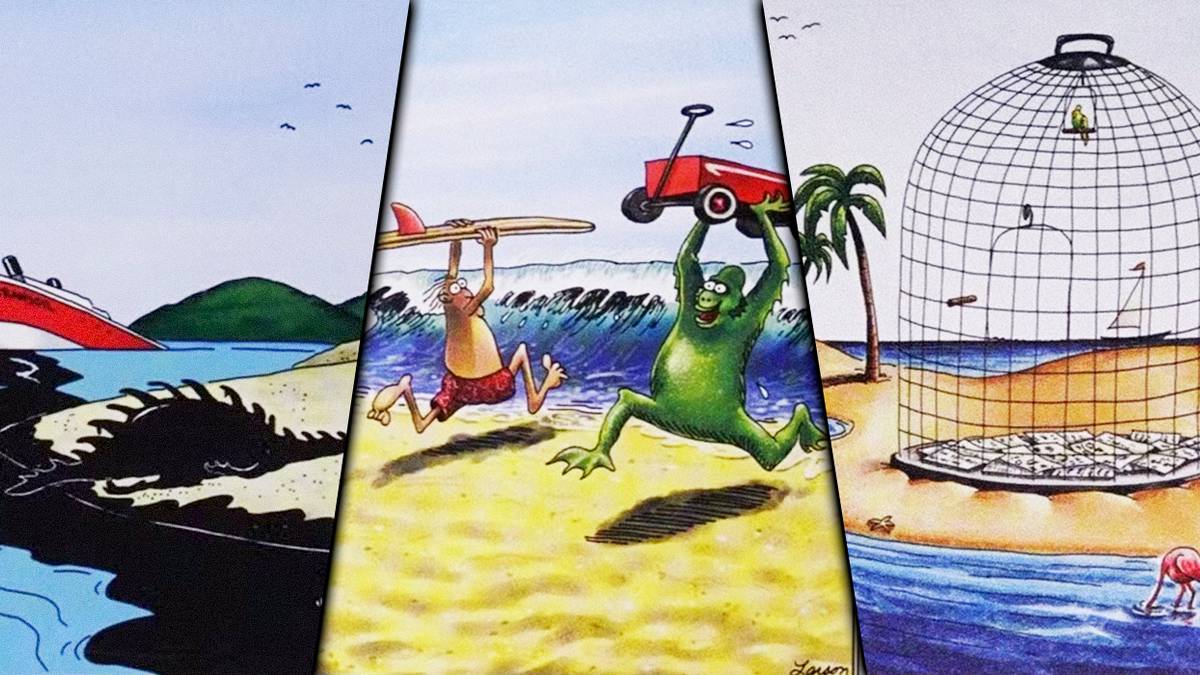 10 Funniest The Far Side Comics About the Beach