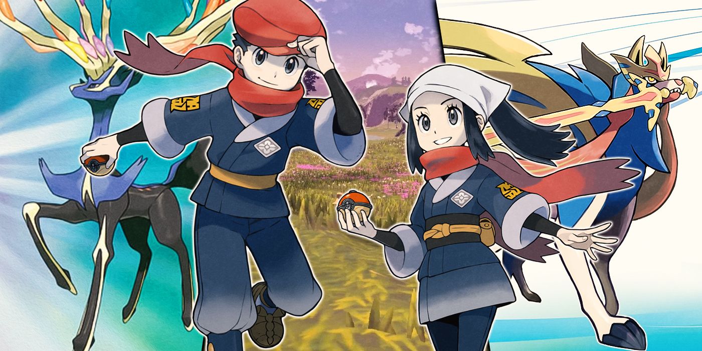Images of Pokémon X, Pokémon Legends: Arceus and Pokémon: Sword and Shield