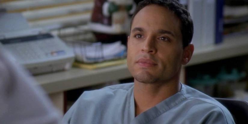 Daniel Sunjata as Nurse Eli Lloyd in Grey's Anatomy.