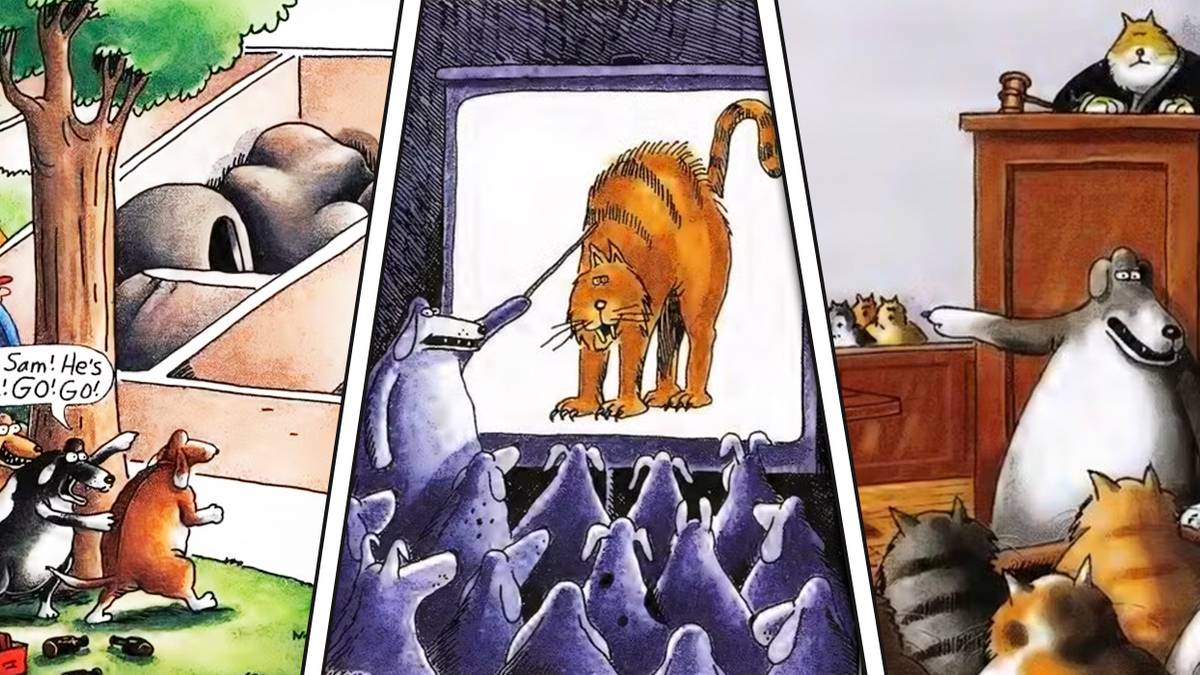The Funniest Far Side Comics About Cats and Dogs