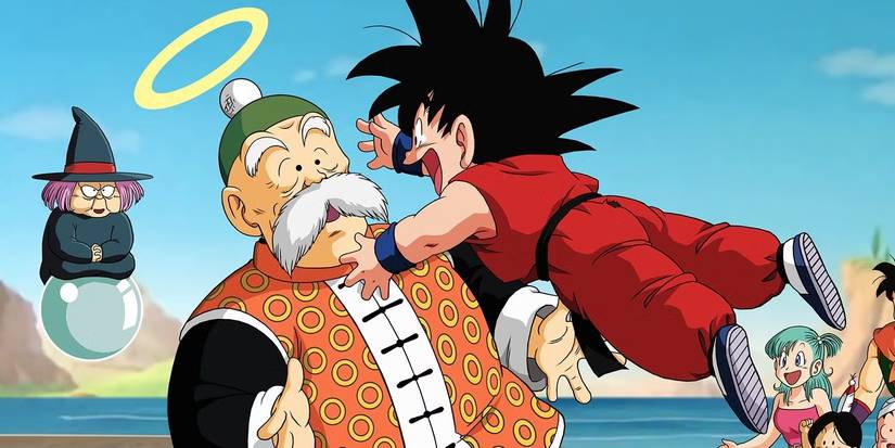 Goku em movimento durante o Torneio da Vidente Baba