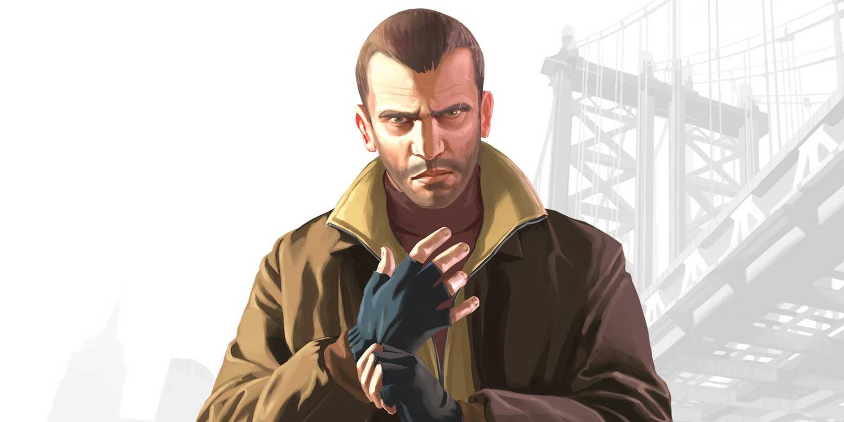 Promotional art for Grand Theft Auto 4