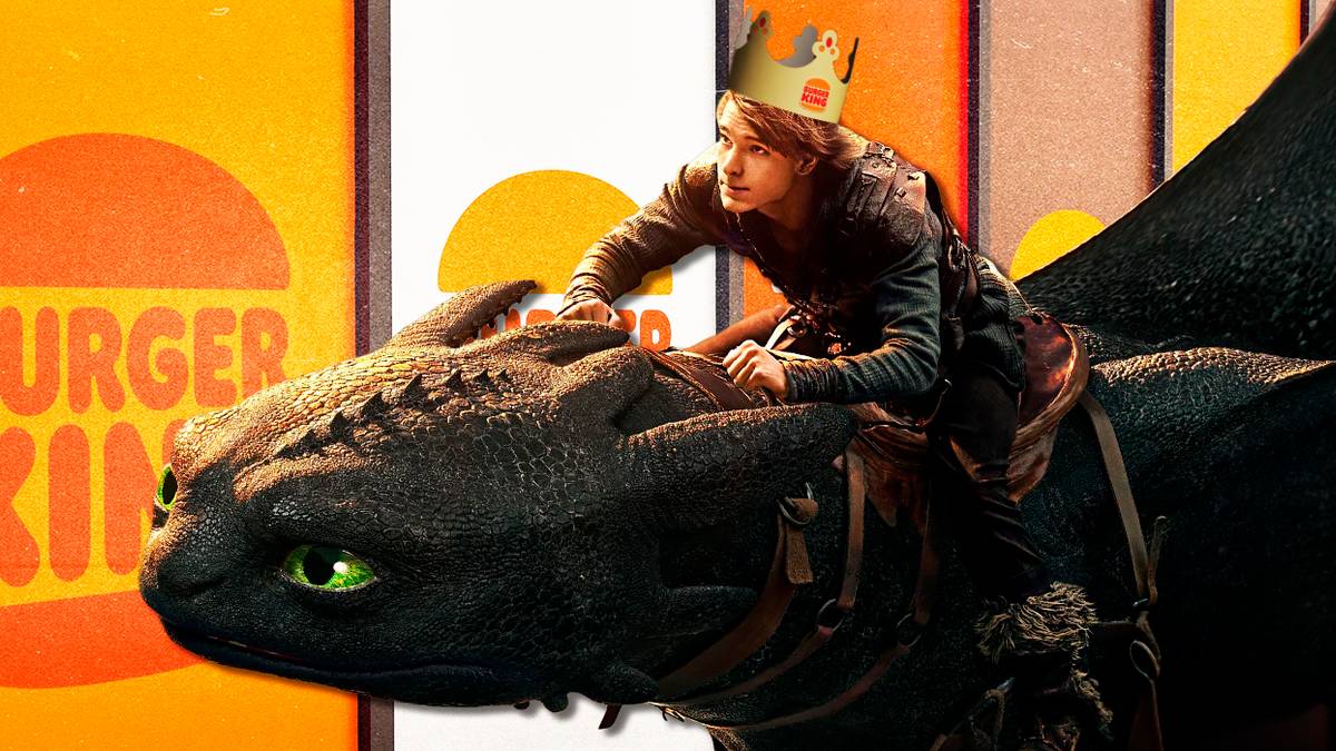 Burger King Unveils How to Train Your Dragon Meal With 'Dragon  Flame-Grilled Whopper' and a Horned Crown, image size:1200x675