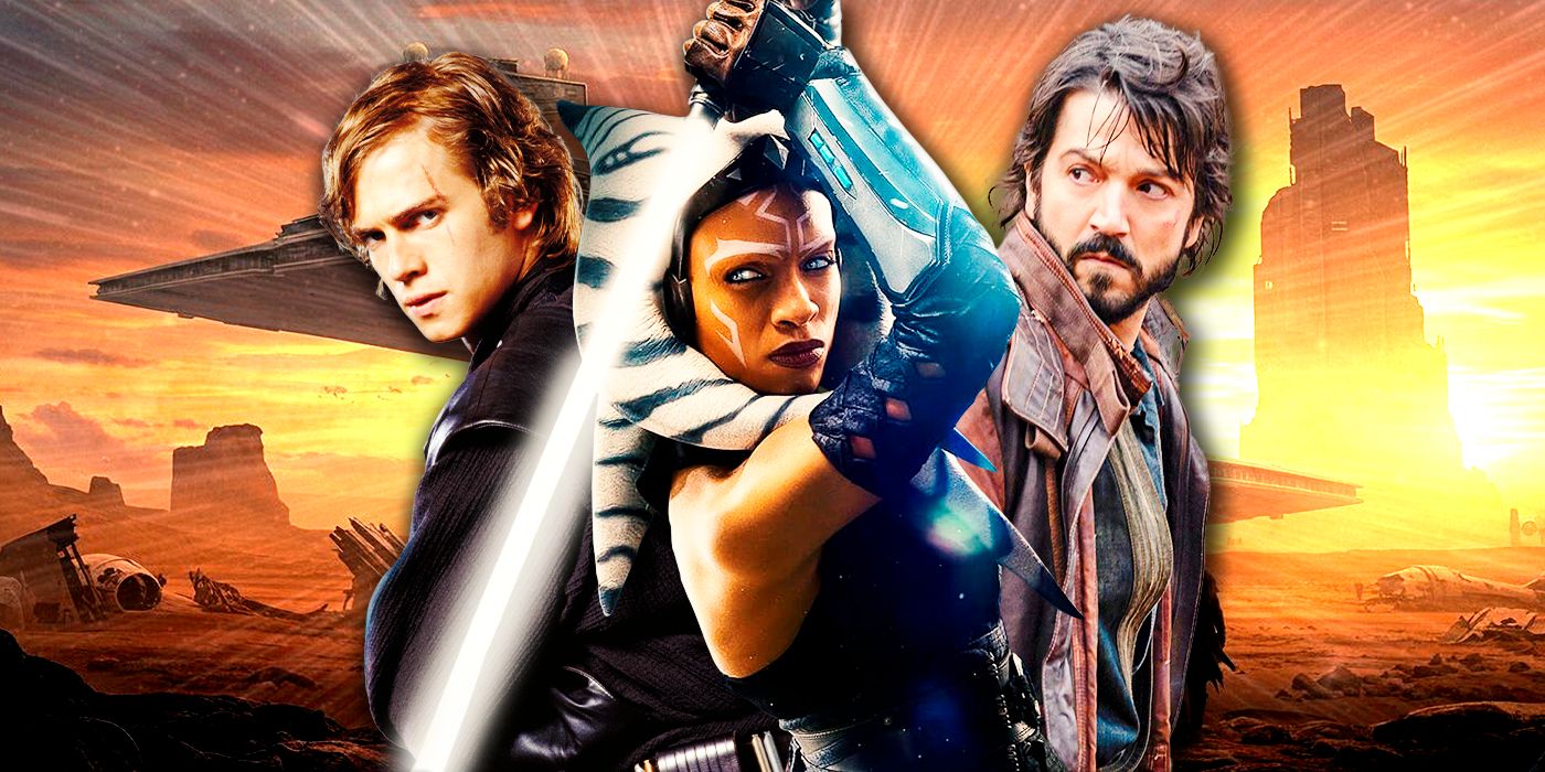 Ahsoka, Andor, and Anakin from Revenge of the Sith