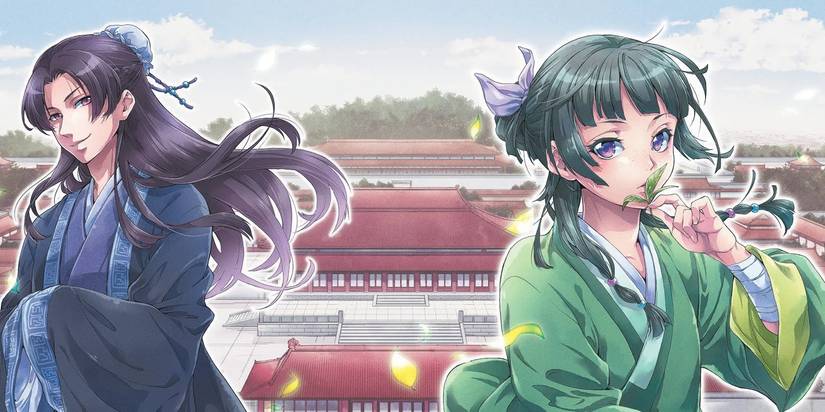 Jinshi and Maomao from The Apothecary Diaries manga