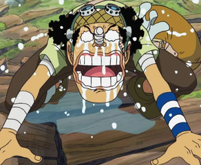 Usopp begs Luffy for forgiveness in One Piece