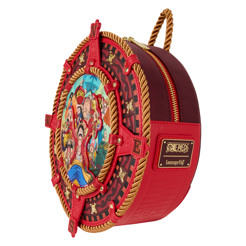 anime loungefly mini backpack NYCC Limited Edition Jujutsu Kaisen Ryomen Sukuna Cosplay | Officially Licensed | Plastic/Vegan Leather consuming battle against the curses with the Loungefly Yuji Itadori Cosplay Mini Backpack EXCLUSIVE: One Piece Anime Fans