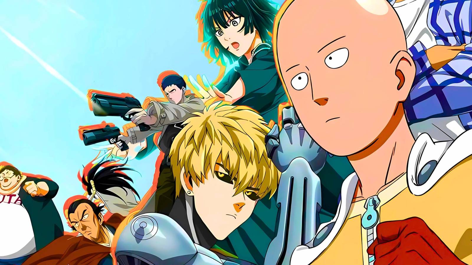 Saitama, Genos, dan karakter utama lainnya dari anime One-Punch Man Season 3