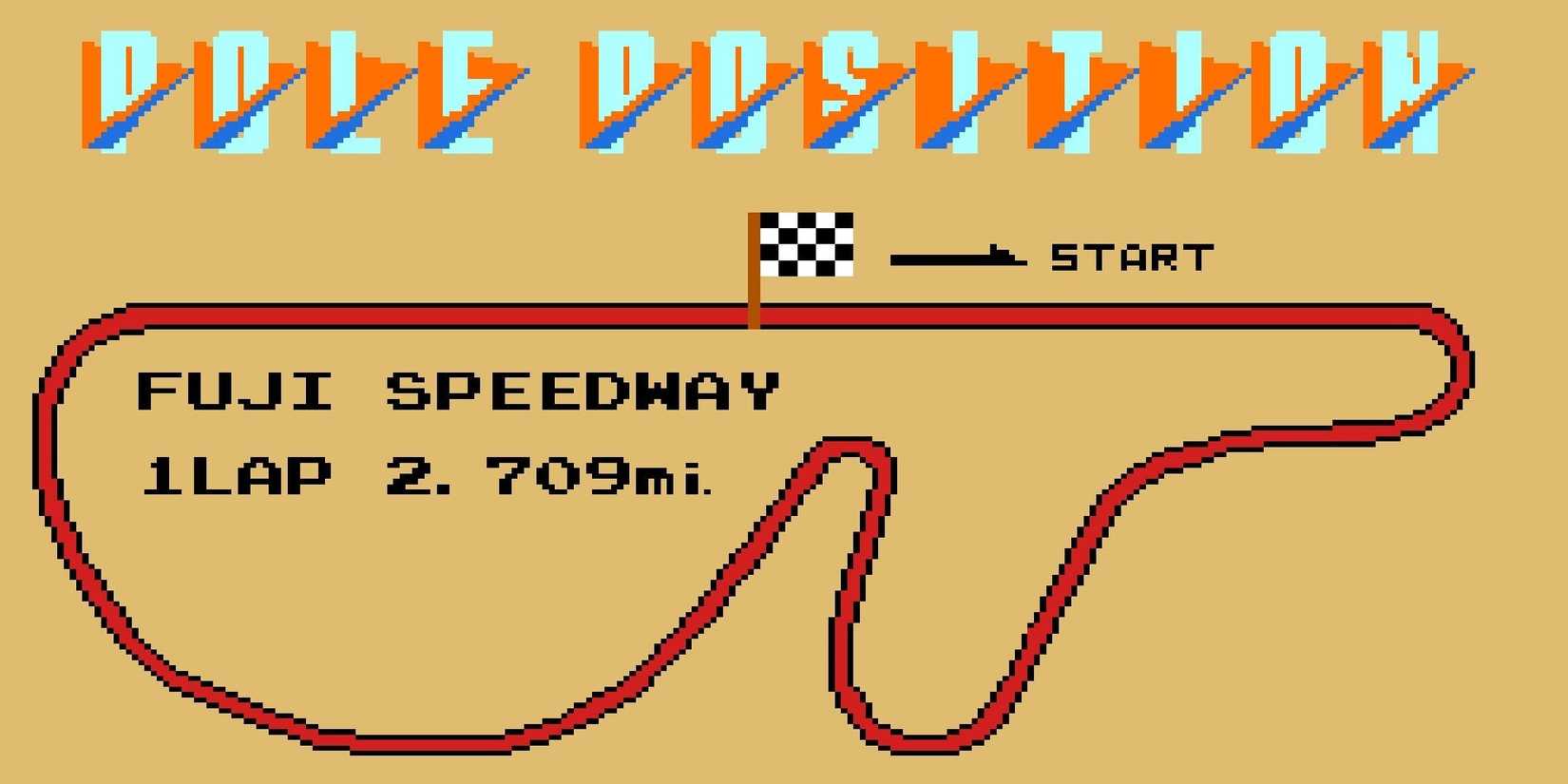 Pole Position title screen
