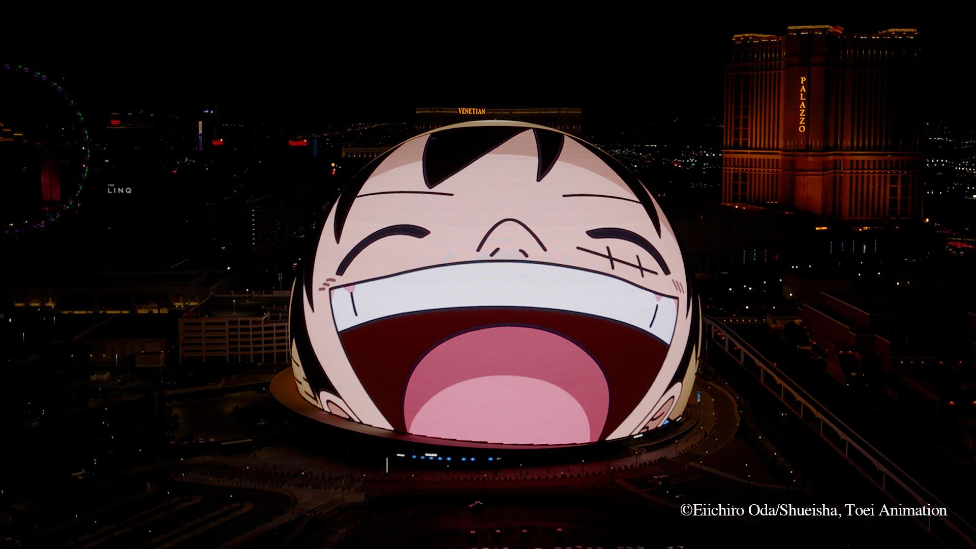 One Piece Anime's Record-Breaking Las Vegas Sphere Display Returns