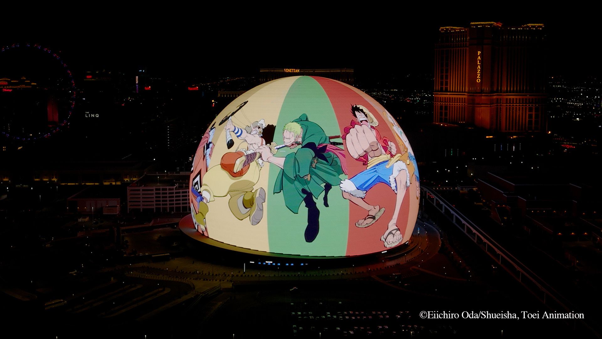 One Piece Anime's Record-Breaking Las Vegas Sphere Display Returns
