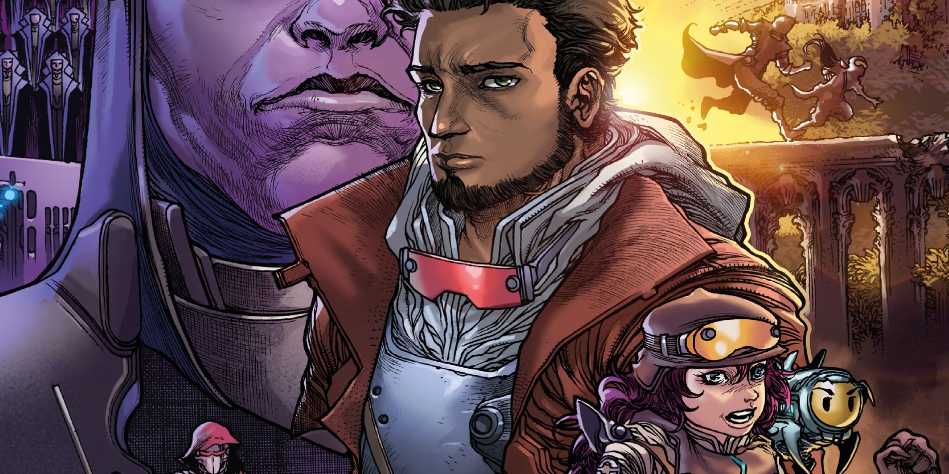 Ulysses Monarch and Casey on the cover for The Adventures of Ulysses Monarch #1