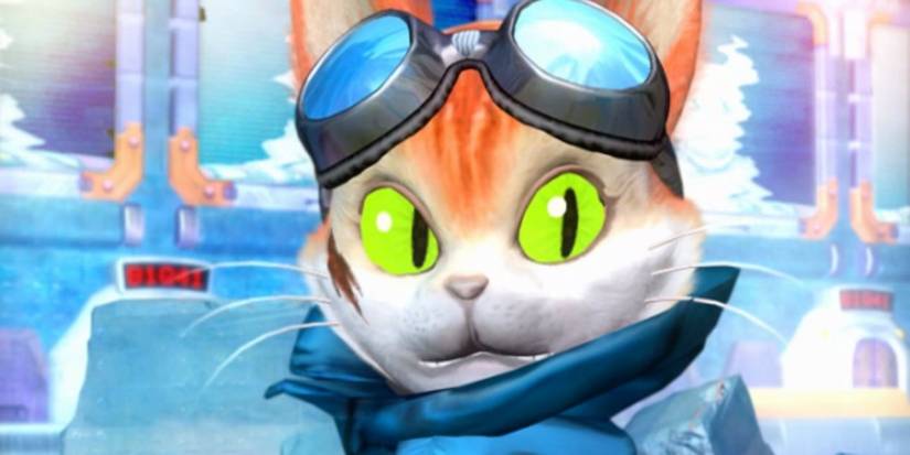 A closeup shows Blinx in Blinx 2: Masters of Time and Space.
