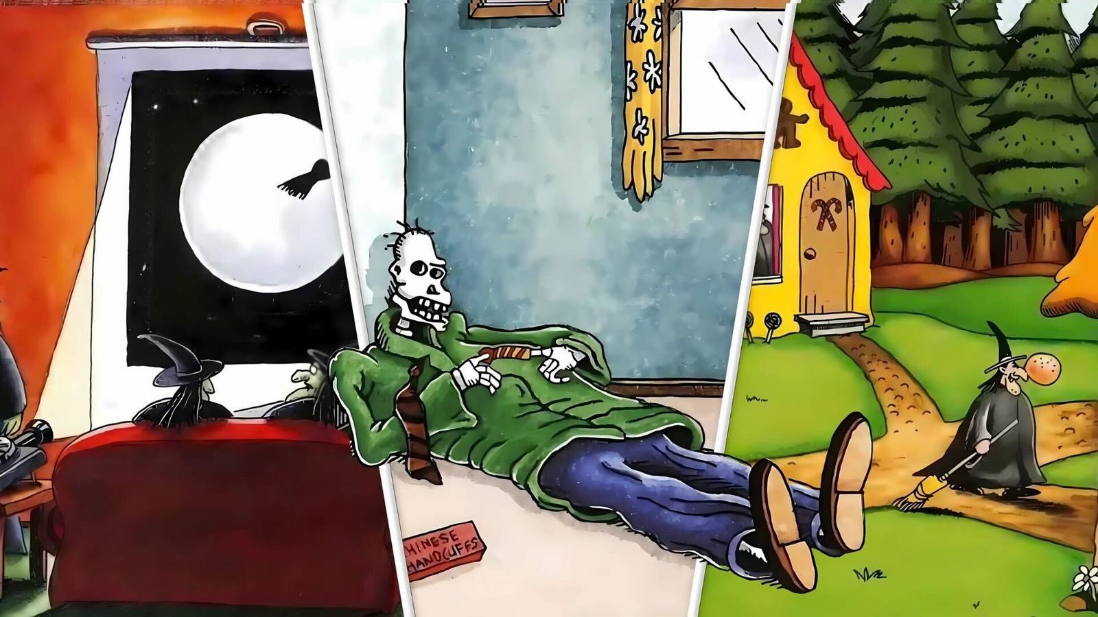 10 Funniest Far Side Comics That Have Witches and Magicians, Ranked