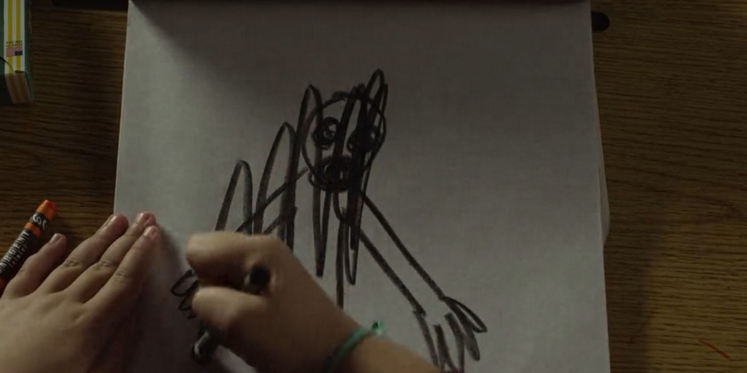 A doodling scene from Before I Wake