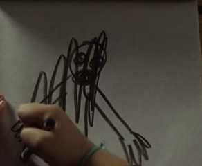 A doodling scene from Before I Wake