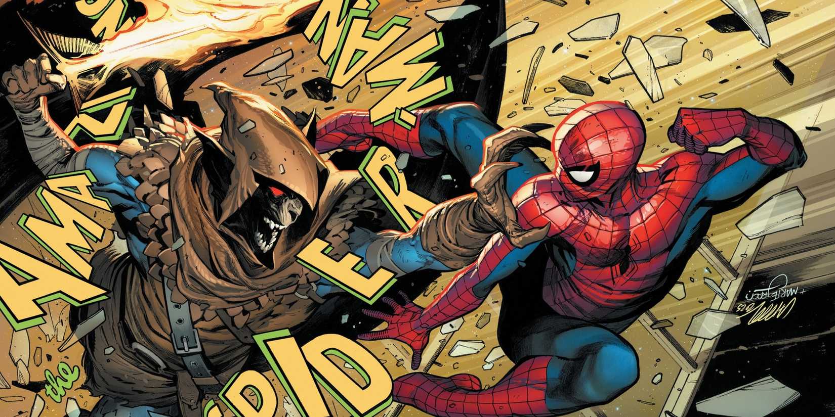 Spider-Man fights the Hobgoblin