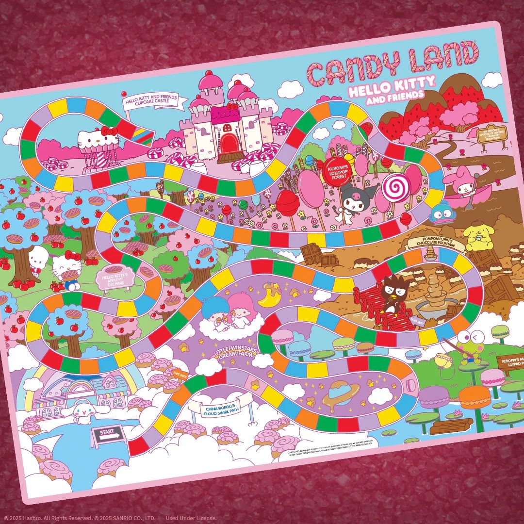 Hello Kitty & Friends Come to Candy Land in Official Hasbro Board Game ...