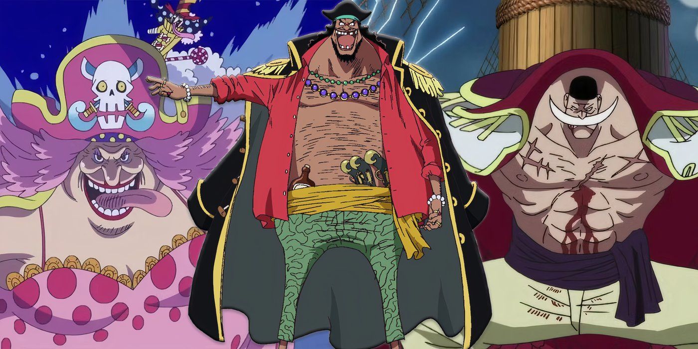 Charlotte Linlin, Blackbeard, and Whitebeard in One Piece