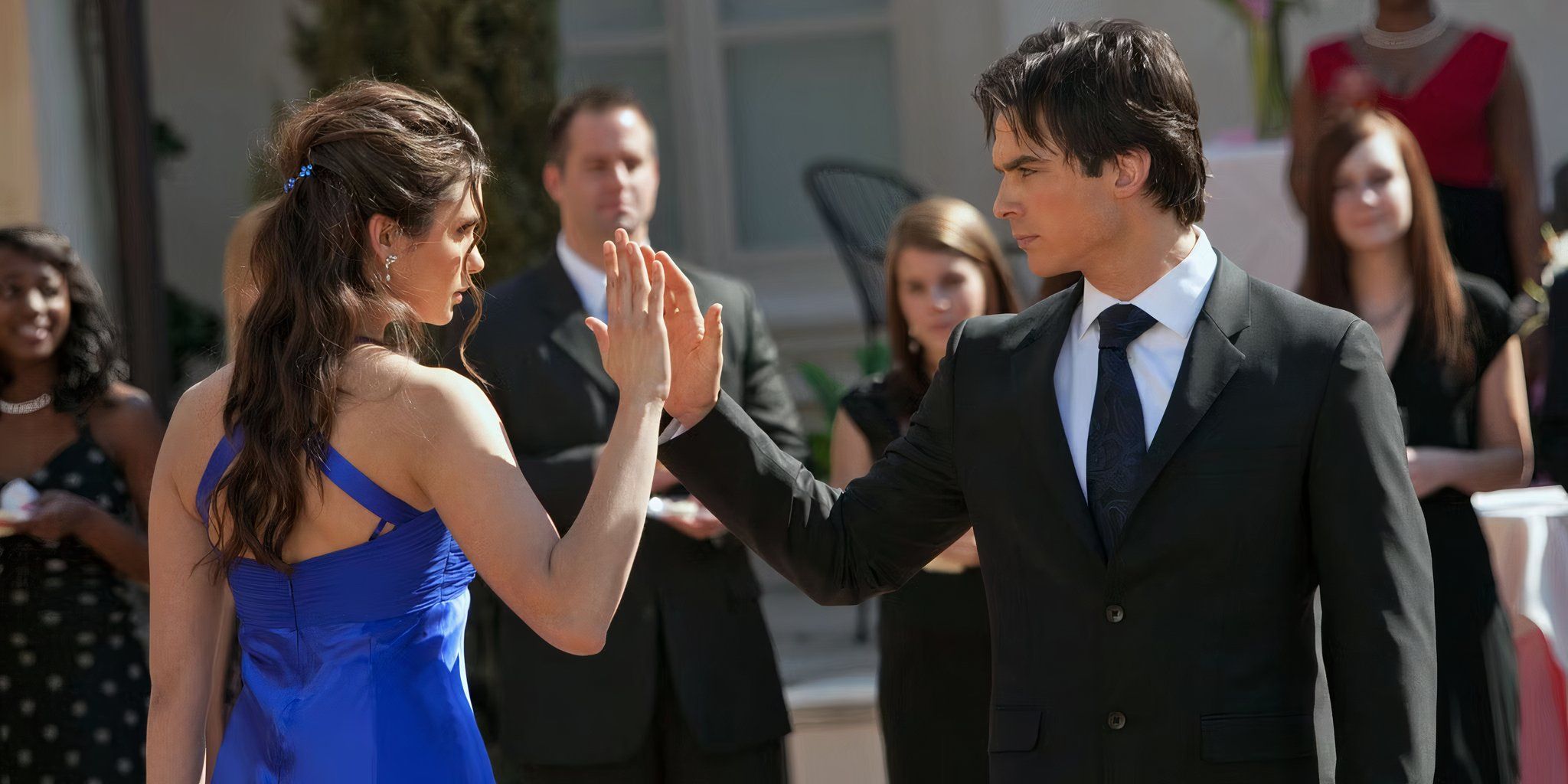 green emerald velvet dress Elena Gilbert Blue Formal Prom Dress The Vampire Diaries Costume   LausenCrafts