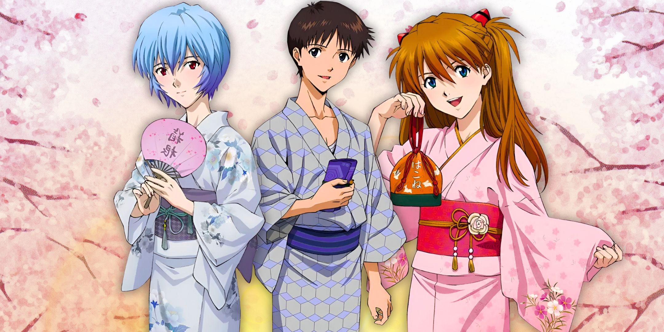 Evangelion Revives 14-Year-Old Kimono Anime Artwork for Exclusive