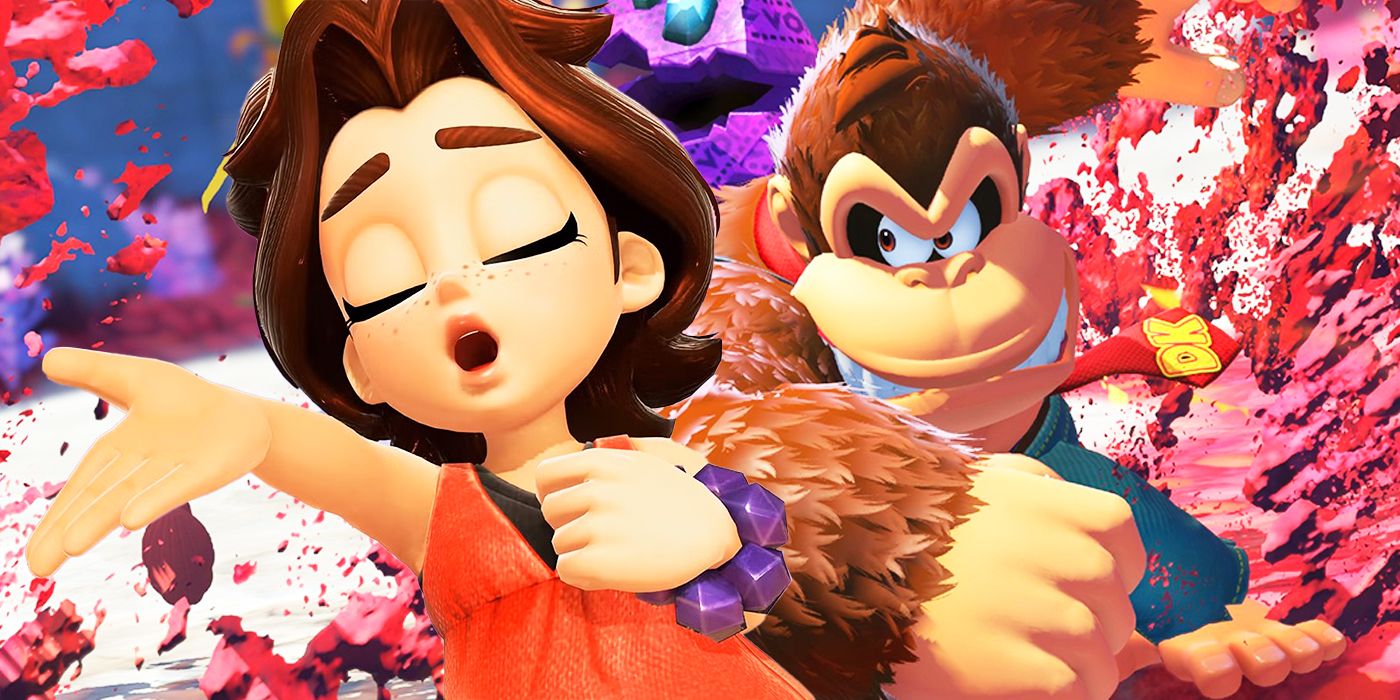 Donkey Kong and Pauline from Donkey Kong Bananza