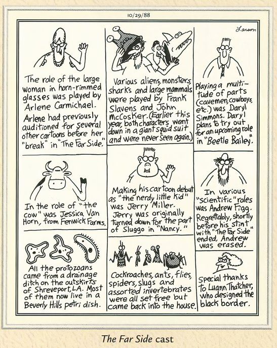 10 Funniest Far Side Comics That Prove Gary Larson Loves Meta Humor
