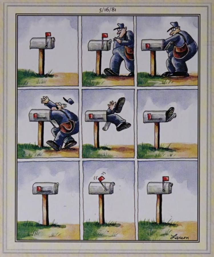 10 Funniest Far Side Comics Featuring Postal Workers, Ranked
