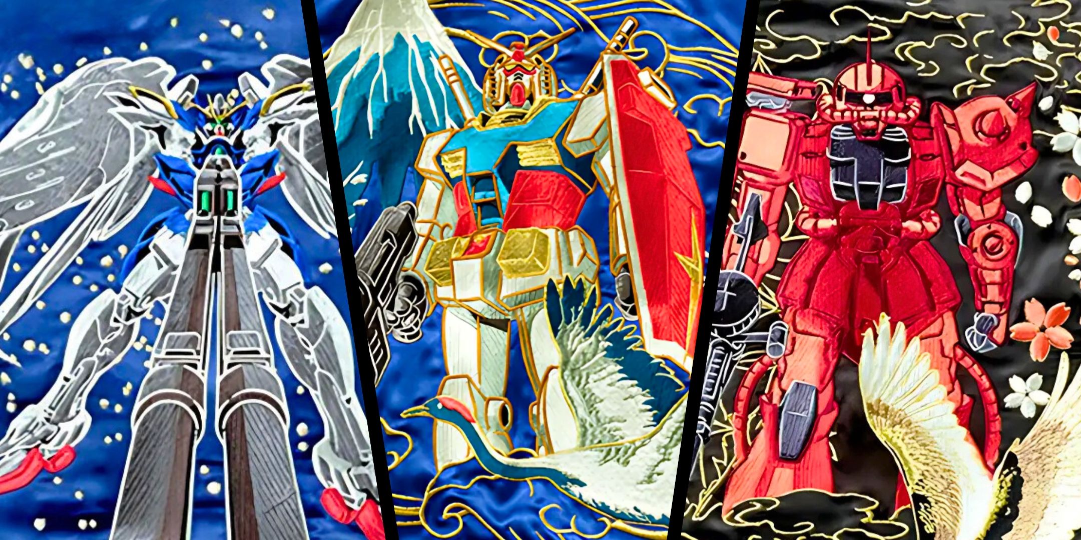 3 of Gundam's Best Mecha Launch Onto New Reversible Military-Style