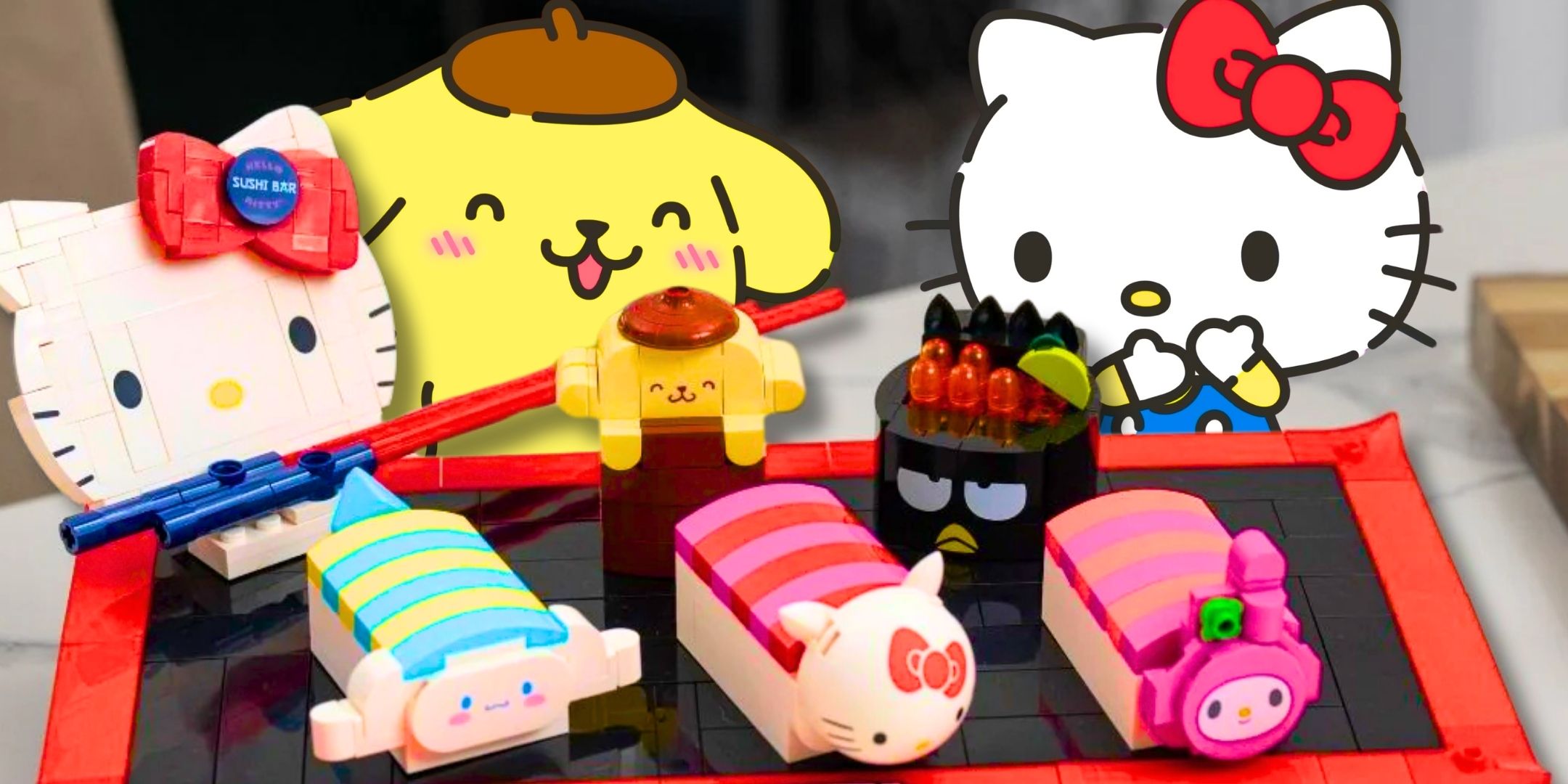 Hello Kitty & Friends Transform Into Adorable Collectible Sushi