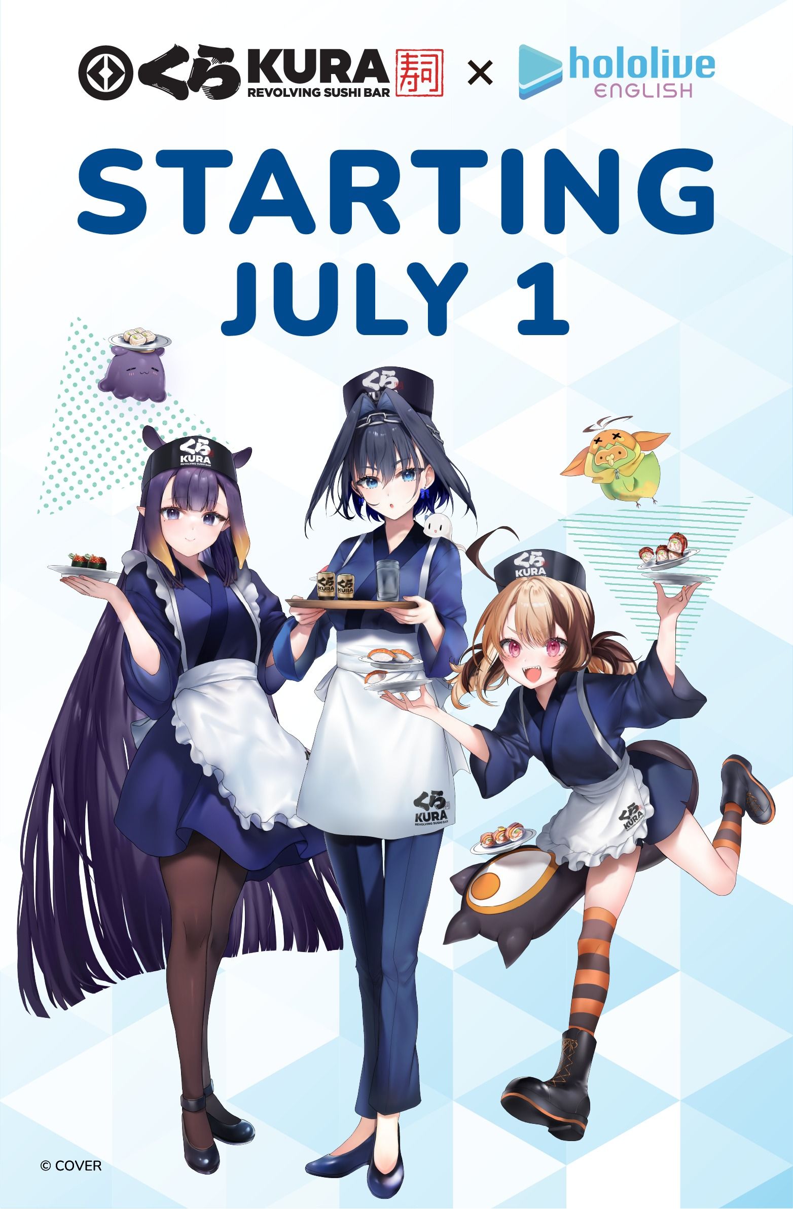 New Hololive Event Gives Ouro Kronii & Friends Stunning Makeovers