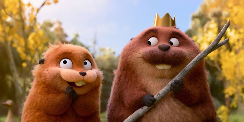 Two beavers in Hoppers