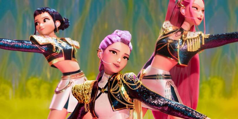 Huntrix performs Golden in KPop Demon Hunters