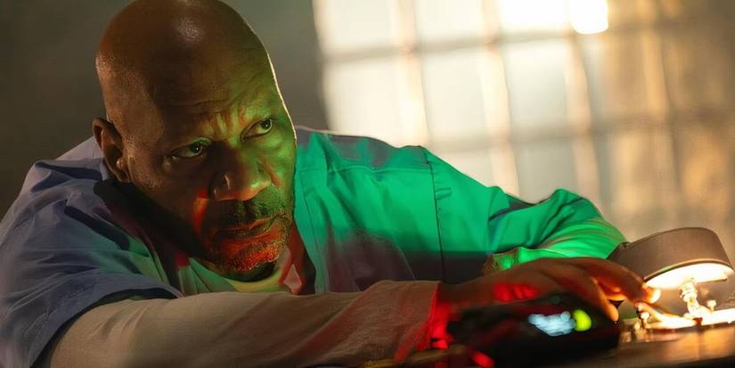 Luther looks concerned in Mission Impossible - The Final Reckoning