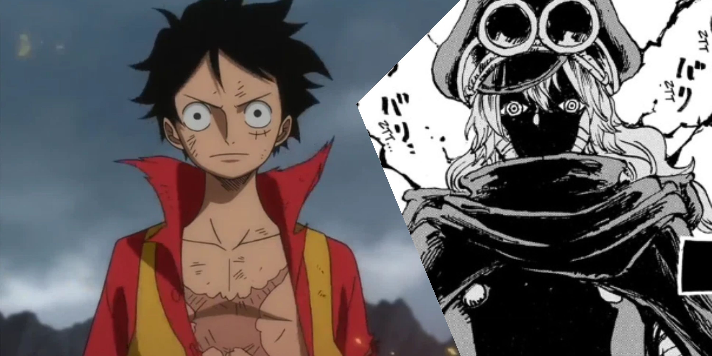 Monkey D Luffy and Gunko from One Piece